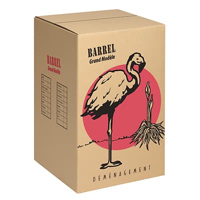 Carton barrel GM — matériel de déménagement RentVanEurope